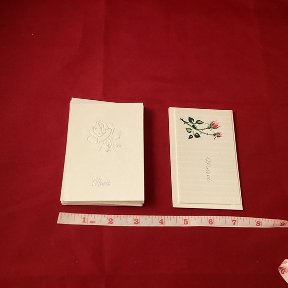 Two models of Merci blank greetings cards lot - Picture 4 of 4